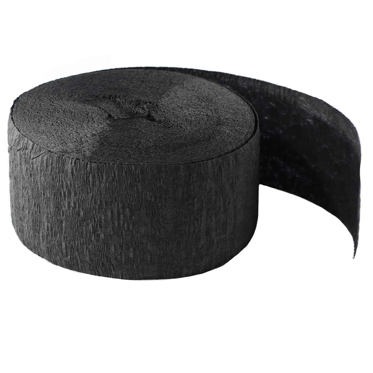 12 Pack: 81ft. Black Crepe Streamer by Celebrate It™